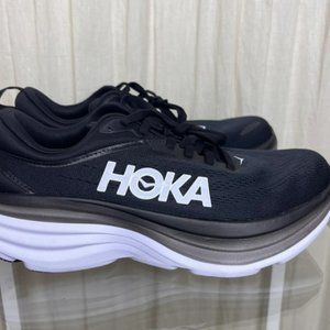 Hoka Bondi 8 Black Running Shoes